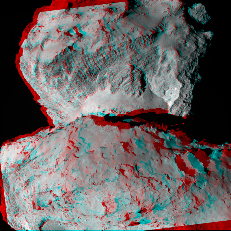 Illustration for article titled Here's The First 3D Picture of Rosetta's Comet!
